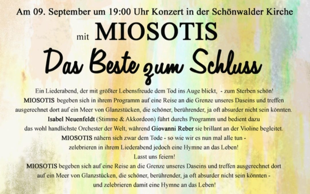Das Beste zum Schluss