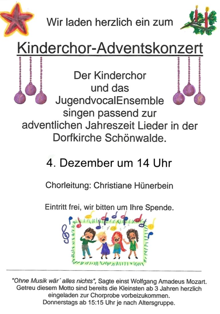 KinderchorKonzert